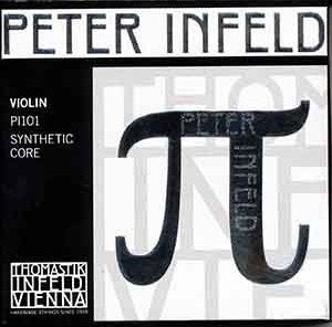 PI101 Peter Infeld Violin Sting Set by Thomastik - Chrome Steel Tin Plated E String