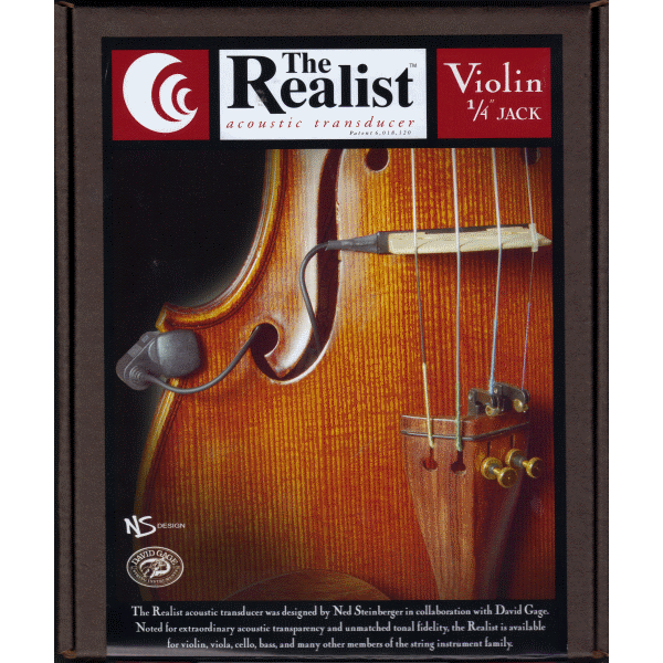DavidGage Realist SoundClipバイオリン用ピックアップ Realist SoundClip Pickup for Violin and Viola by David Gage