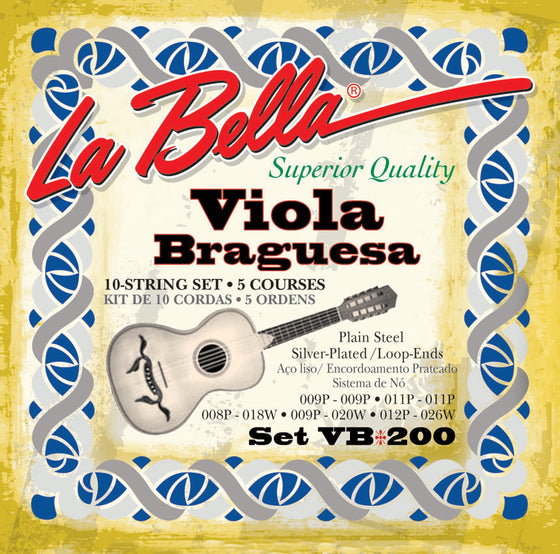VB200 Viola Braguesa String Set