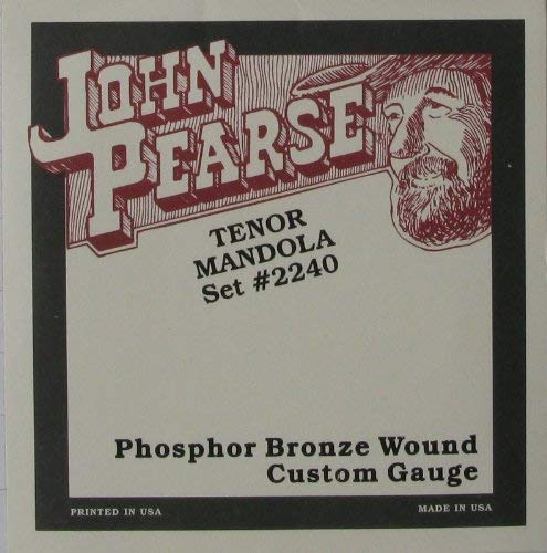 2240 John Pearse Phosphor Bronze Tenor Mandola String Set - Custom 12-49