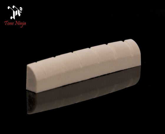 NUT-006-W1 Tone Ninja 1-11/16" Slotted Acoustic Guitar Nut - White