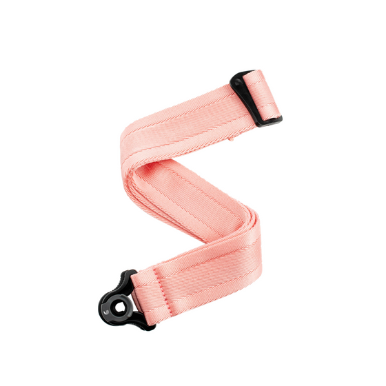 50BAL06 D'Addario Auto Lock 50mm Strap - New Rose