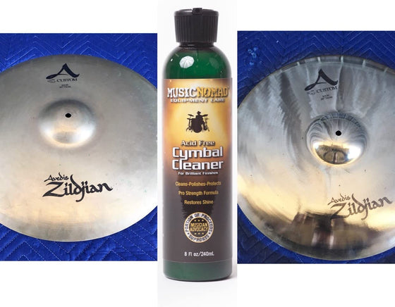 MN111 Music Nomad Cymbal Cleaner - Cleans, Polishes and Protects 8 oz