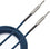 PW-BG-20BU D'Addario Custom Series Braided 1/4" - 1/4" Instrument Cable - Blue 20'