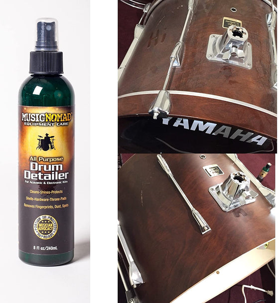 MN110 Music Nomad Drum Detailer - All Purpose for Cymbals, Shells and Hardware 8 oz