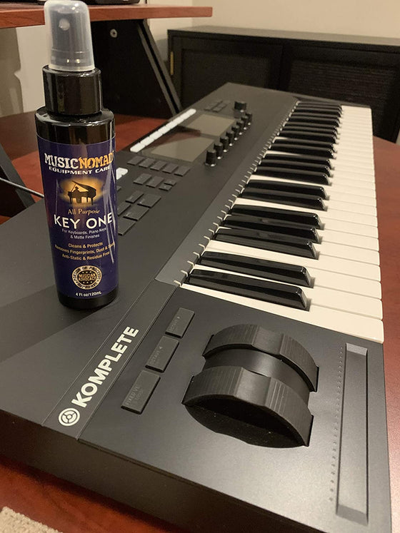 MN131 Music Nomad The Key ONE - Cleaner for Keyboards, Piano Keys and Matte Piano Finishes 4 oz