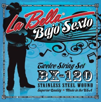 BX120 LaBella Bajo Sexto String Set