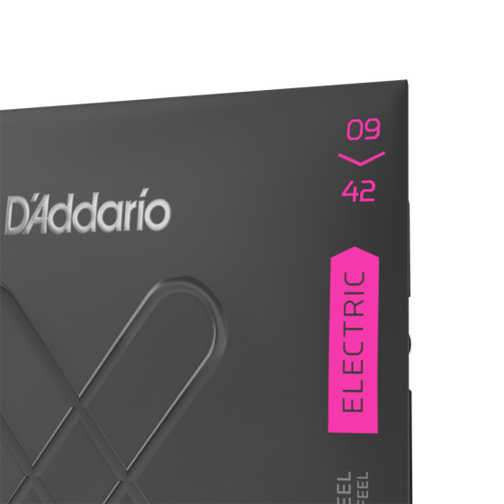 XTE0942 D'addario XT Extended Life Nickel Plated Steel Electric Guitar String Set - 9-42 Extra Light