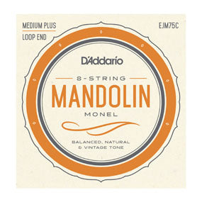 EJM75C D'addario Monel Mandolin String Set - Medium Plus 11-41