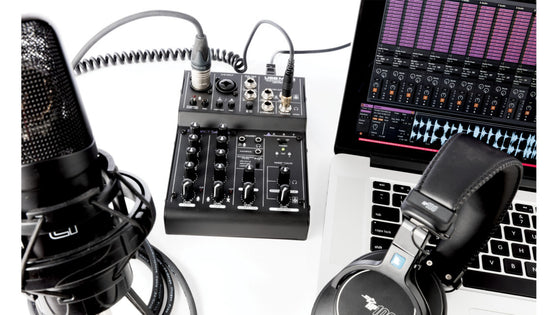 USB Mix ART Project Series Three Channel Mic-Inst-Line Mixer - Computer Interface