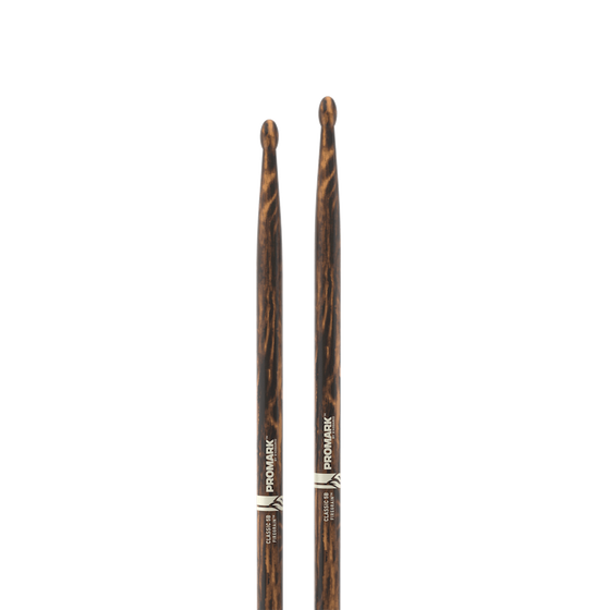 TX5BW-FG Promark American Hickory Drumsticks - Firegrain 5B